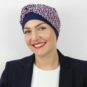 Turban chimio Margot Bambou : Volume et nœud couture - Autrement Belle