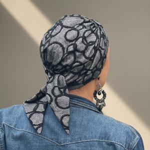 Bonnet Turban Chimio Hiver - Modèle Julieta - Laine & Bambou à Nouer