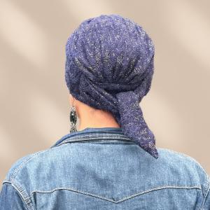 Bonnet Turban Chimio Hiver - Modèle Julieta - Laine & Bambou à Nouer