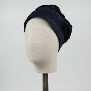 Turban Ample Sonate Fantaisie MTM : Jersey de Bambou Finement Pailleté