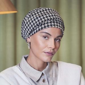 Turban chimio confort Léa en velours côtelé - Viva Headwear