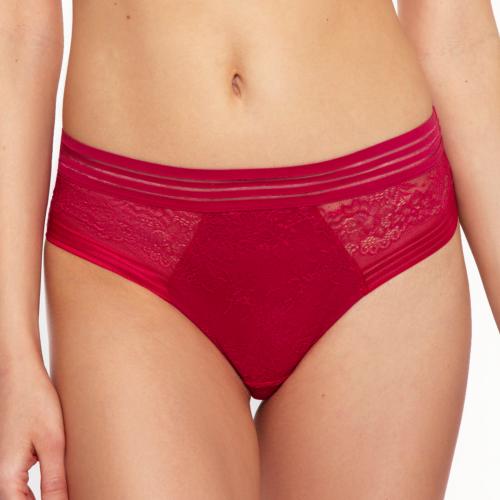 Panty en dentelle Bloom rouge Megami