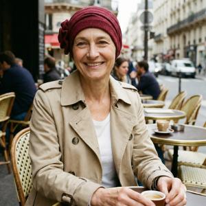 Bonnet Turban Chimio Elena - Laine & Bambou - Volume & Fleur