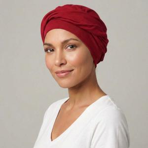Turban chimio Lucie uni bambou Autrement Belle : L'iconique volume torsadé - Autrement belle